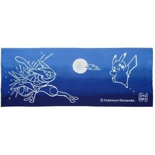 Greninja and Pikachu's NINJA SHUGYO dyeing tenugui Banner