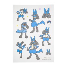 Riolu and Lucario Pokemon Transfer Sticker Pokemon Center