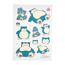 Snorlax and Munchlax Pokemon Transfer Sticker Pokemon Center