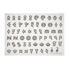 Unown Pokemon Transfer Sticker Pokemon Center