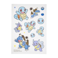 Squirtle Wartortle Blastoise Pokemon Transfer Sticker Pokemon Center