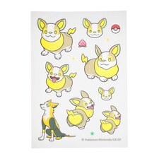 Yamper Boltund Pokemon Transfer Sticker Pokemon Center