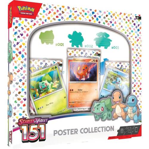 PRE-SALE (MID JUNE) Scarlet & Violet 151 - Poster Collection - Pokemon 151