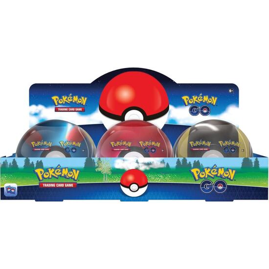 Pokemon Go Pokeball Sealed Display (6 tins)