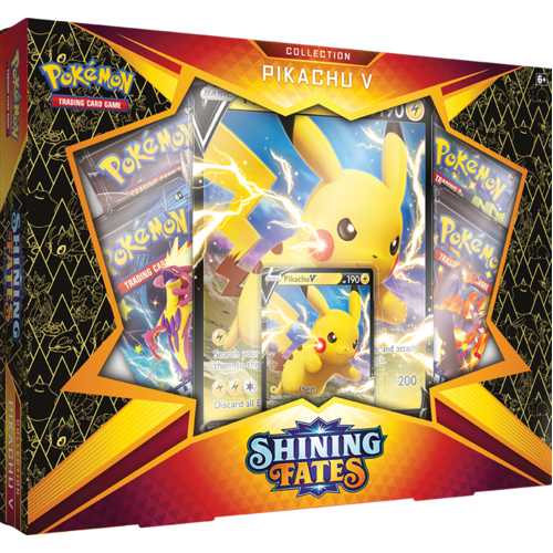 **DAMAGED** Pokemon Shining Fates Pikachu V Collection Box