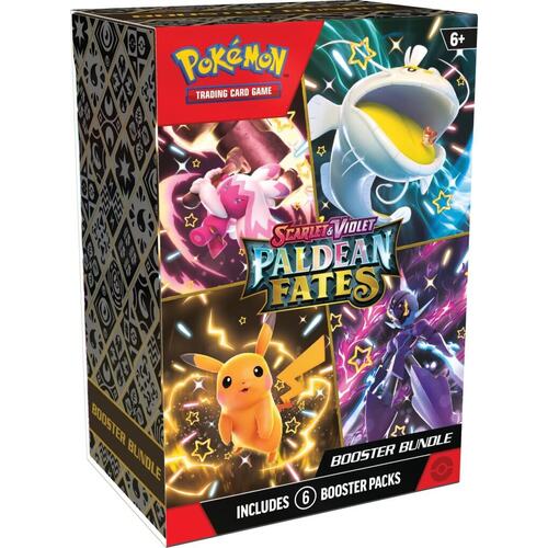 PRE-ORDER Pokemon TCG Scarlet & Violet Paldean Fates Booster Bundle