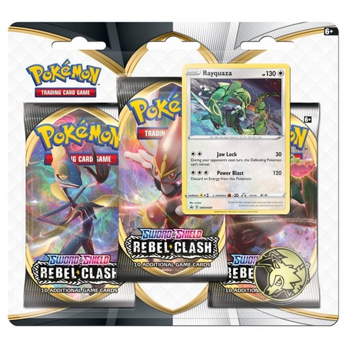 Sword & Shield -  Rebel Clash 3 Pack Blister Pre-Order