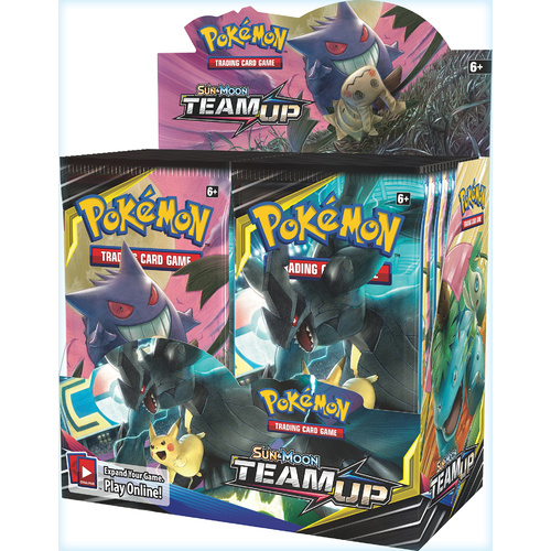 Pokemon Sun and Moon Team Up Booster Box