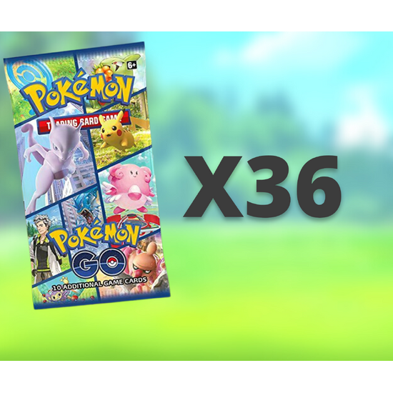 Pokemon GO 36 Booster Packs "Booster Box"
