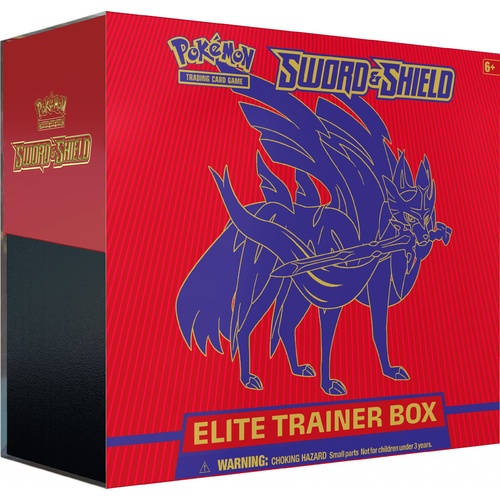 Pokemon Sword & Shield Elite Trainer Box - (Zacian)