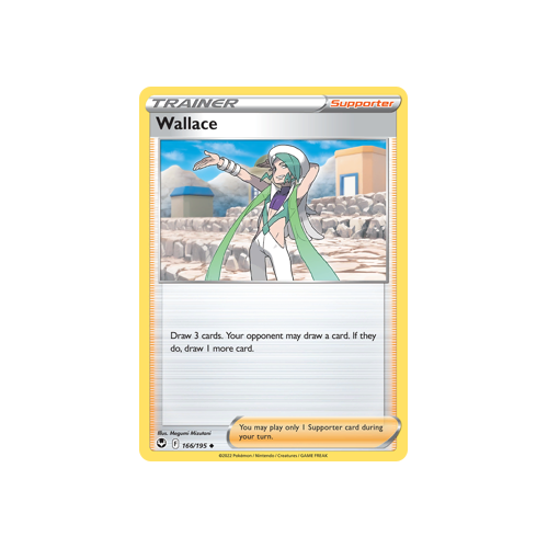 Wallace 166/195 Uncommon Silver Tempest Pokemon Card Single
