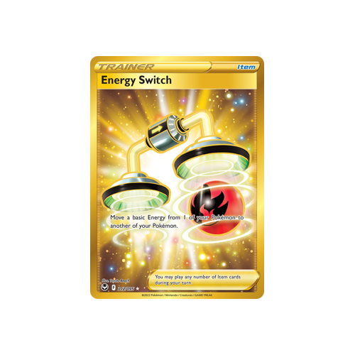 Energy Switch (Secret) 212/195 Secret Rare Silver Tempest Pokemon Card Single