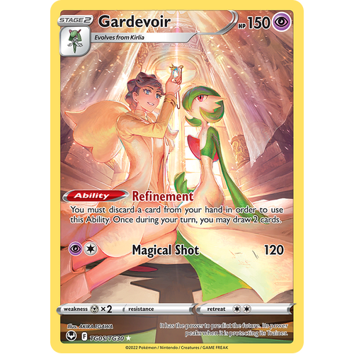 Gardevoir Trainer Gallery TG05/TG30 Ultra Rare Silver Tempest Pokemon Card Single