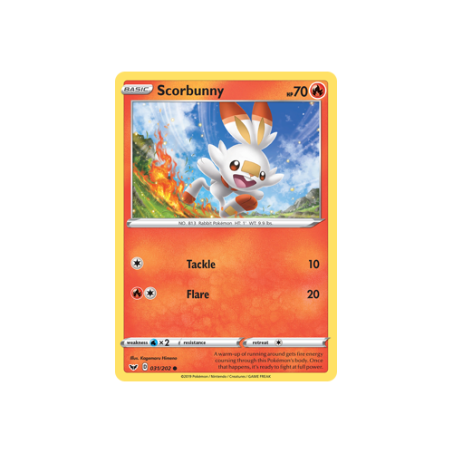 Scorsbunny (70 HP) (31/202) Sword & Shield