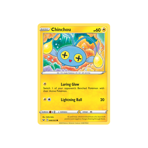 Chinchou (68/202) Sword & Shield