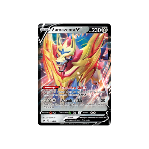 Zamazenta V (139/202) Sword & Shield