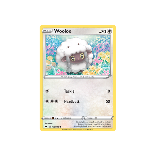 Wooloo (153/202) Sword & Shield