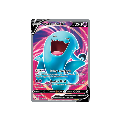 Wobbuffet V (191/202) Full Art Sword & Shield