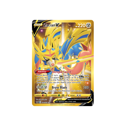 Zacian V (211/202) Secret Hyper Rare Sword & Shield