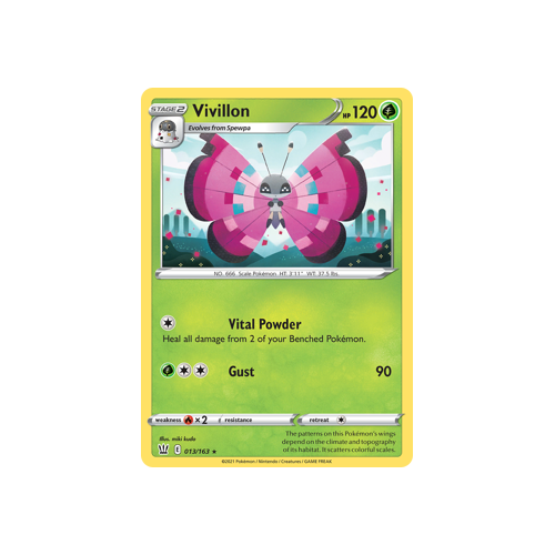 Vivillon 13/163 Rare Battle Styles