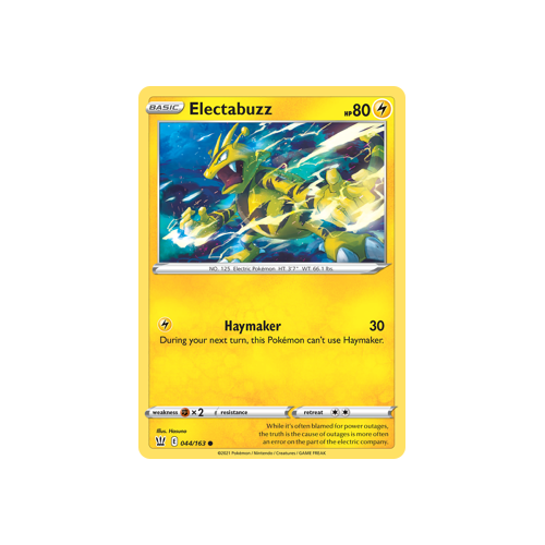 Electabuzz 44/163 Common Battle Styles