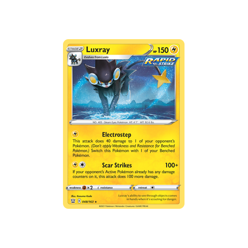 Luxray 48/163 Holo Rare Battle Styles