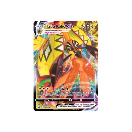 Tapu Koko VMAX 51/163 Ultra Rare Battle Styles