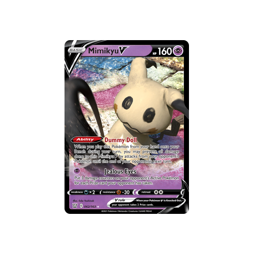 Mimikyu V 62/163 Ultra Rare Battle Styles