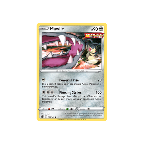 Mawile 100/163 Common Battle Styles