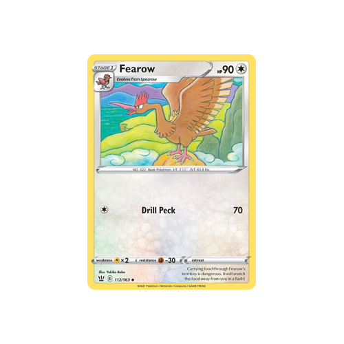 Fearow 112/163 Uncommon Battle Styles