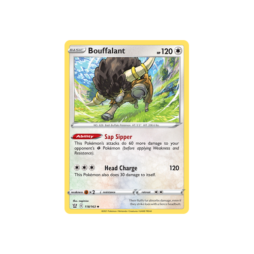 Bouffalant 118/163 Uncommon Battle Styles