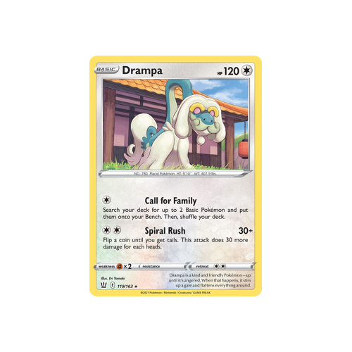 Drampa 119/163 Rare Battle Styles