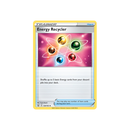 Energy Recycler 124/163 Uncommon Battle Styles