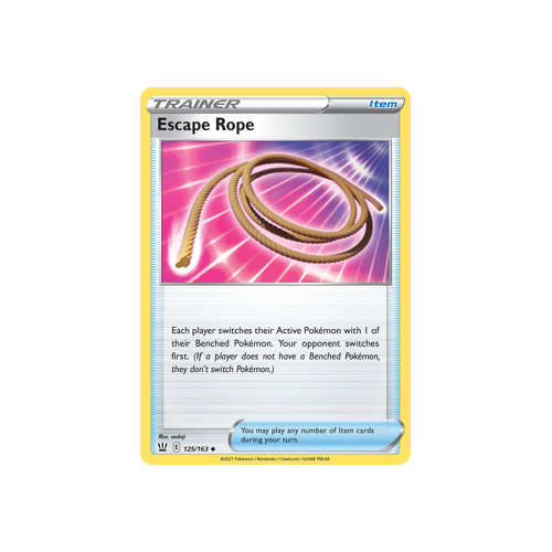 Escape Rope 125/163 Uncommon Battle Styles