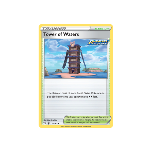 Tower of Waters 138/163 Uncommon Battle Styles
