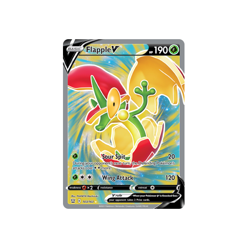 Flapple V 143/163 Full Art Ultra Rare Battle Styles