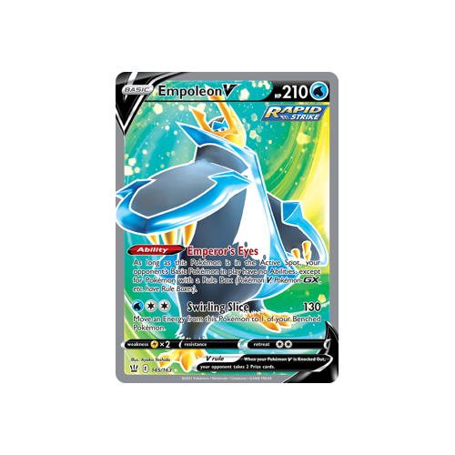 Empoleon V 145/163 Full Art Ultra Rare Battle Styles