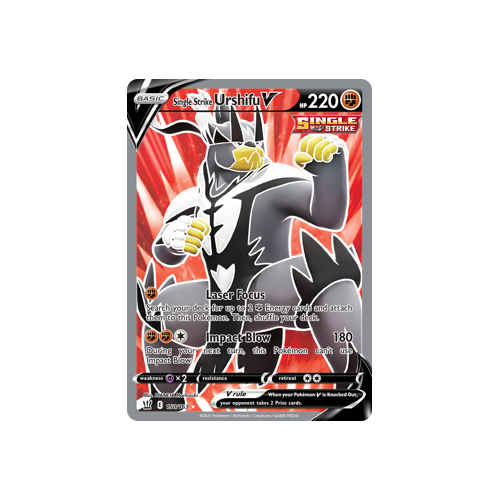 Single Strike Urshifu V 150/163 Full Art Ultra Rare Battle Styles