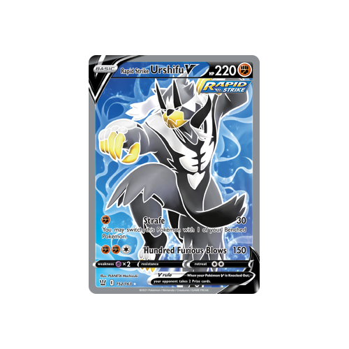 Rapid Strike Urshifu V 152/163 Full Art Ultra Rare Battle Styles