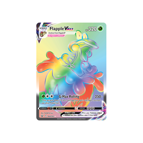 Flapple VMAX 164/163 Hyper Rare Battle Styles