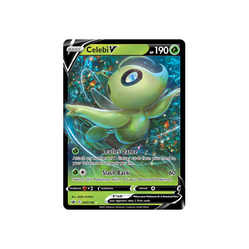 Celebi V 007/198 Ultra Rare Chilling Reign Singles