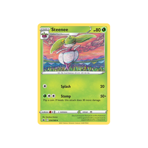 Steenee 014/198 Uncommon Chilling Reign Singles