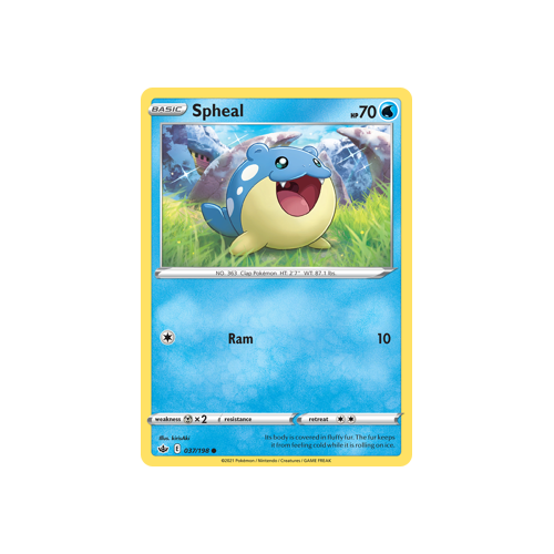 Spheal 037/198 Common Chilling Reign Singles