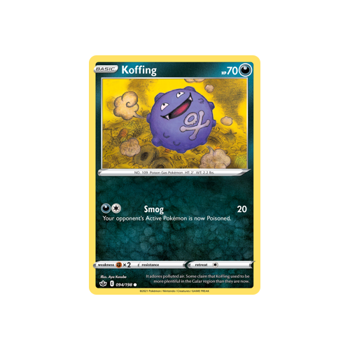 Koffing 094/198 Common Chilling Reign Singles