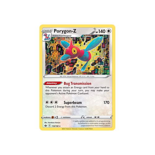 Porygon-Z 118/198 Holo Rare Chilling Reign Singles