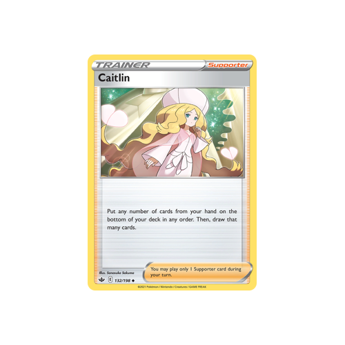 Caitlin 132/198 Uncommon Chilling Reign Singles