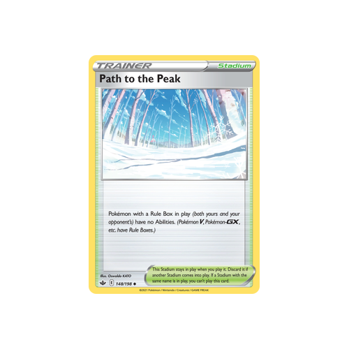 Path to the Peak 148/198 Uncommon Chilling Reign Singles