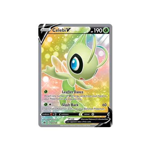 Celebi V (Full Art) 160/198 Ultra Rare Chilling Reign Singles