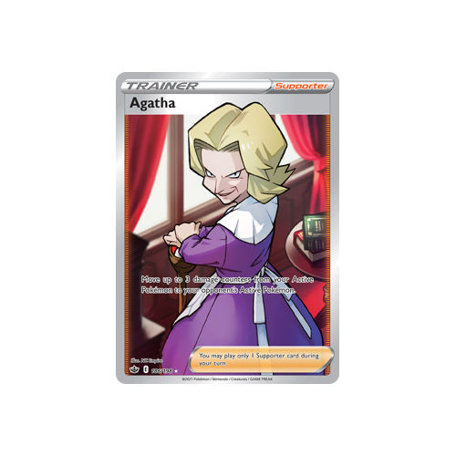 Agatha (Full Art) 186/198 Ultra Rare Chilling Reign Singles