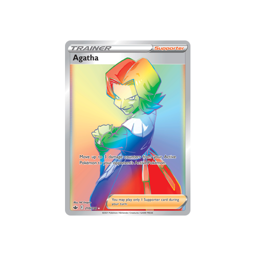 Agatha (Secret) 210/198 Secret Rare Chilling Reign Singles